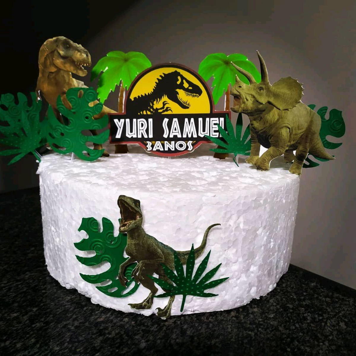 Topo de Bolo Jurassic Park - Imagem 3