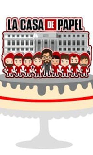 Topo De Bolo La Casa De Papel