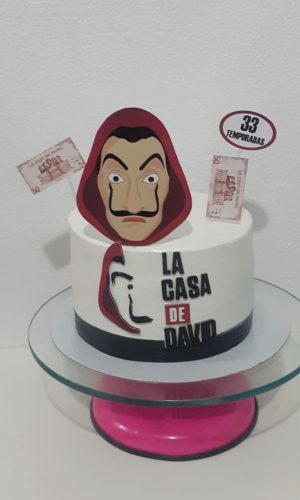 Topo De Bolo La Casa De Papel