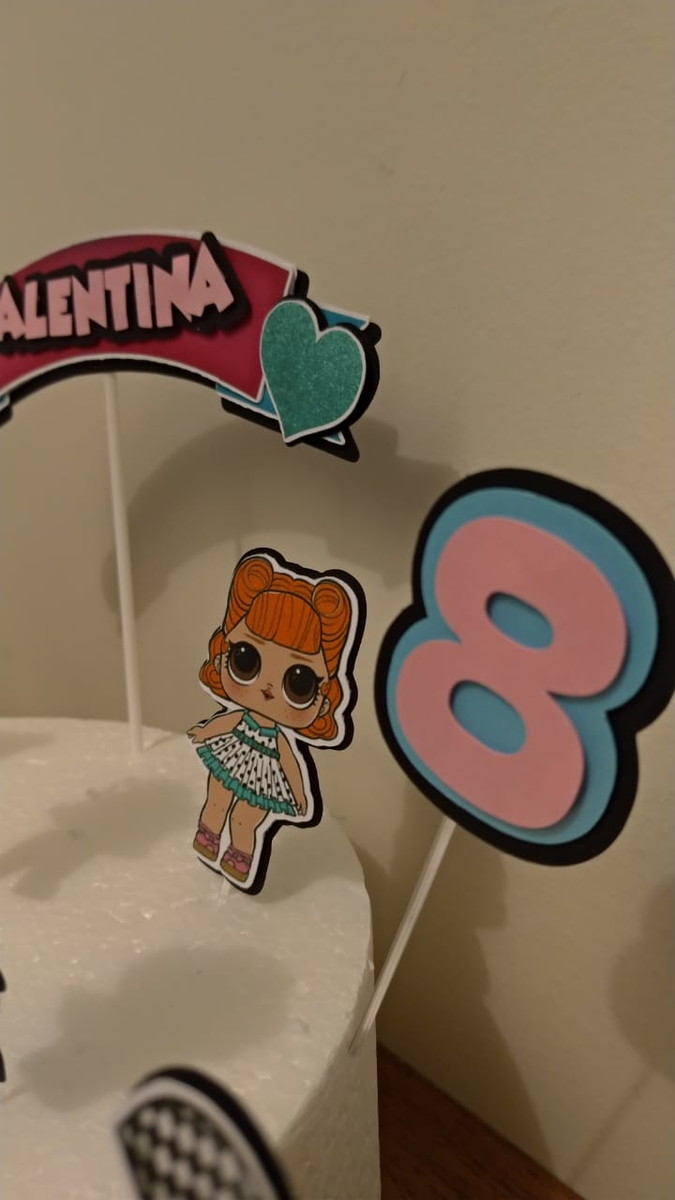 Topo de Bolo LOL SURPRISE - Imagem 4