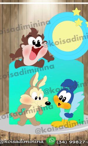 Topo De Bolo Looney Tunes