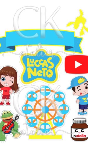 Topo de Bolo Lucas Neto
