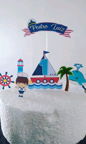 Topo de Bolo marinheiro