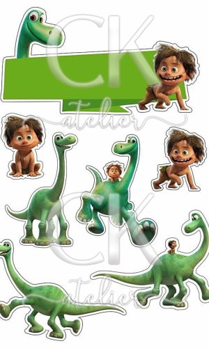 Topo de Bolo o Bom Dinossauro