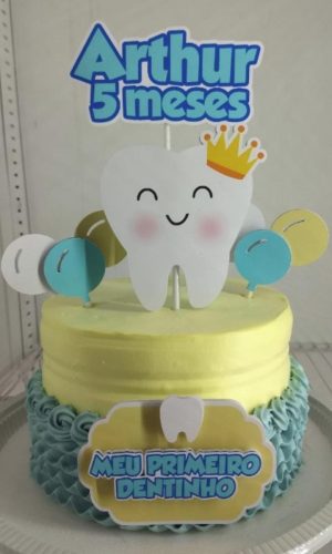 Topo de Bolo Meu Primeiro Dentinho