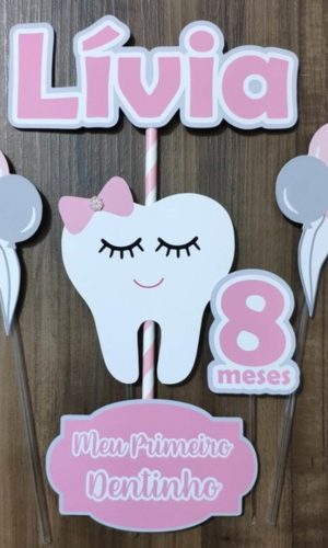 Topo de Bolo Meu Primeiro Dentinho