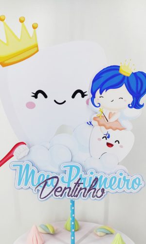 Topo de Bolo Meu Primeiro Dentinho