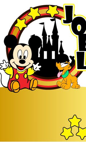 Topo de Bolo Mickey