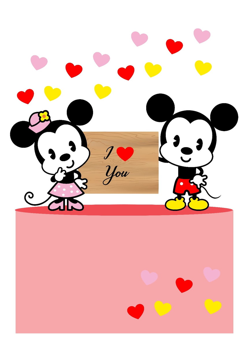Topo de Bolo Mickey