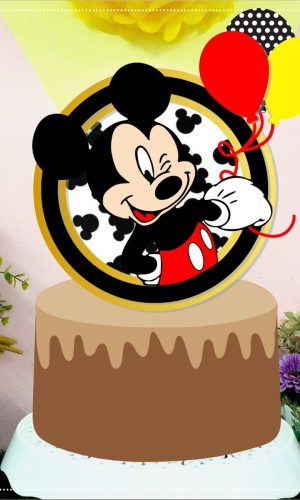Topo de Bolo Mickey