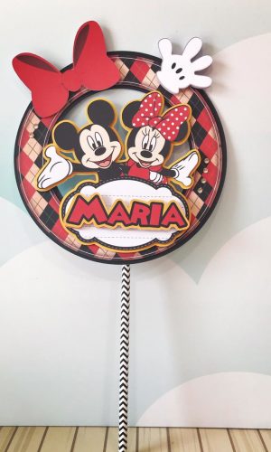 Topo de Bolo Mickey
