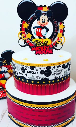 Topo de Bolo Mickey