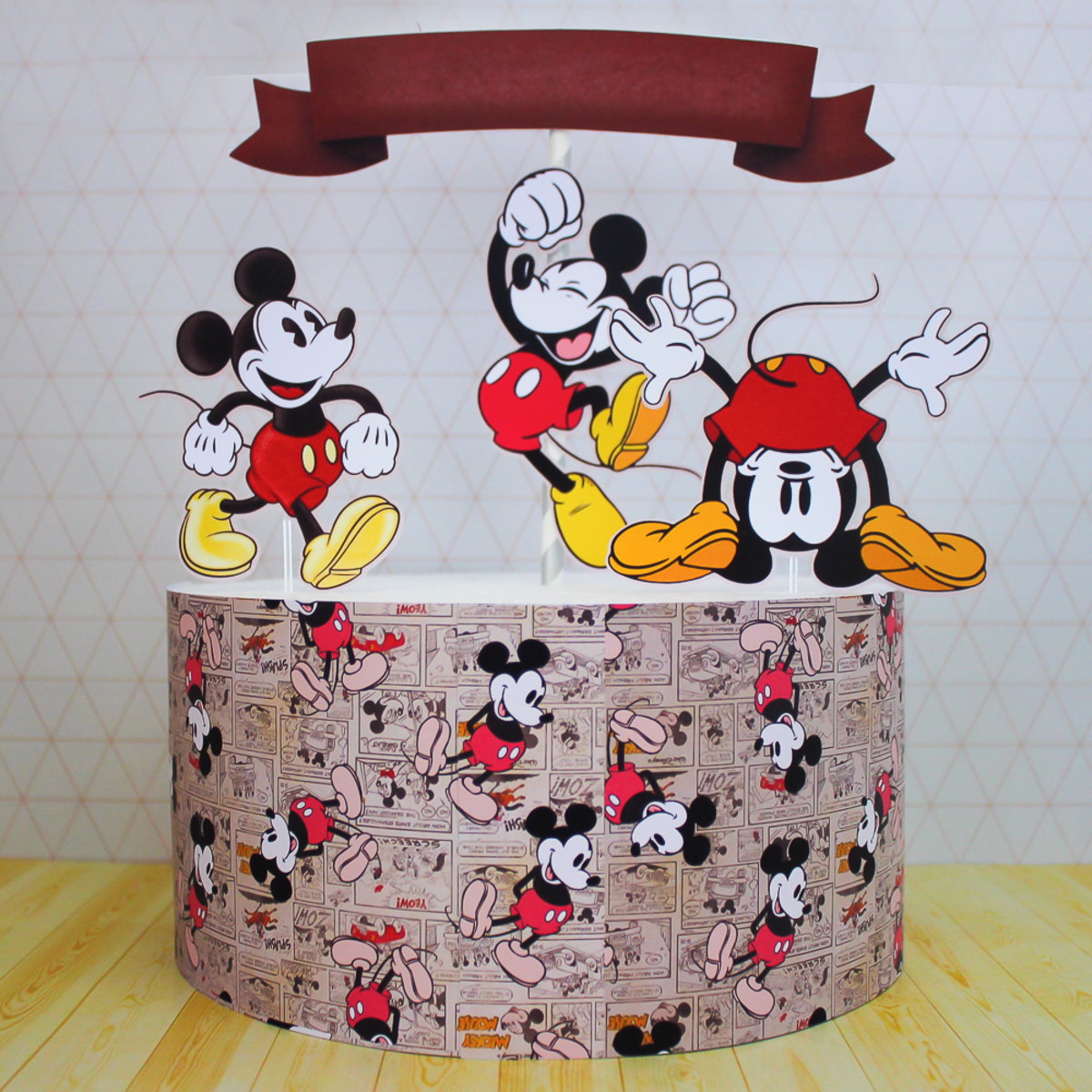 Topo de Bolo Mickey
