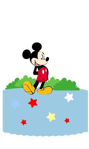 Topo de Bolo Mickey