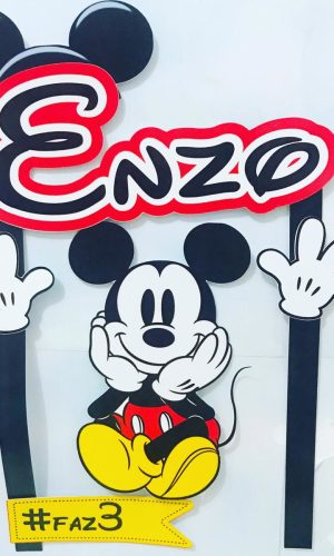 Topo de Bolo Mickey