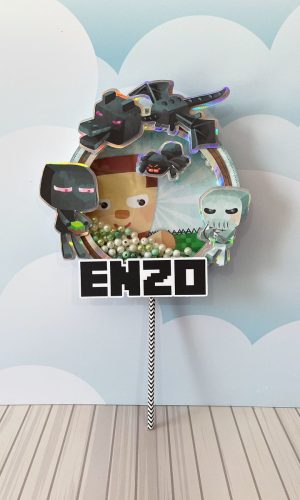 Topo de Bolo Minecraft