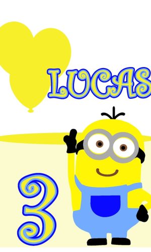Topo de Bolo Minions
