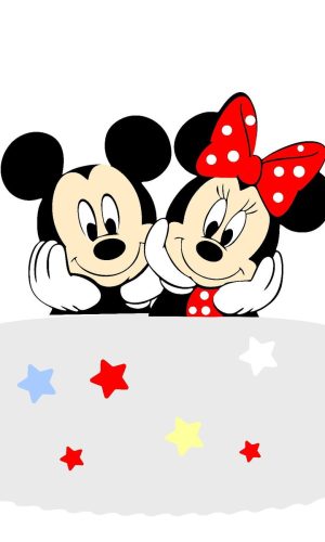 Topo de Bolo Minnie e Mickey