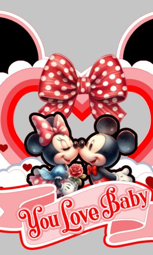 Topo de Bolo Minnie e Mickey