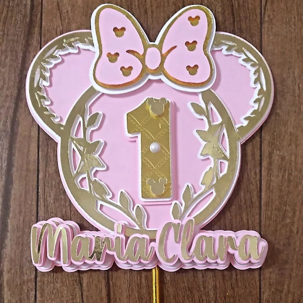 Topo de Bolo Minnie - Imagem 4