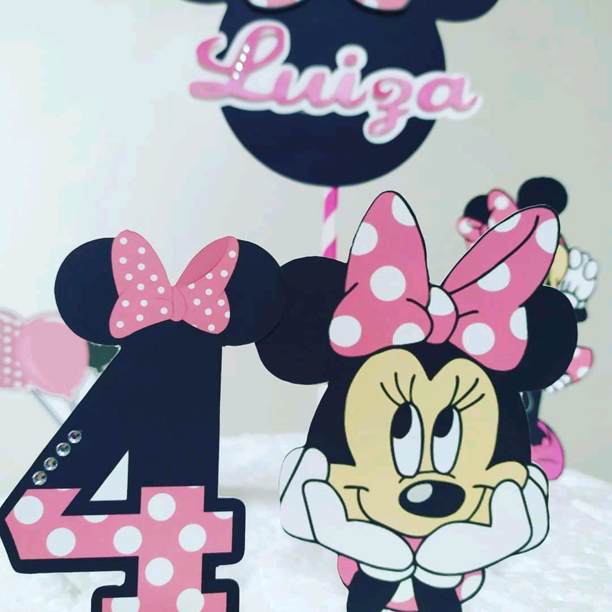 Topo de Bolo Minnie - Imagem 2
