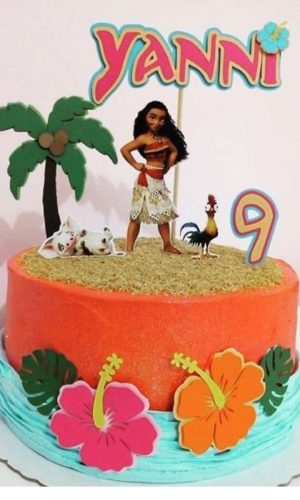 Arquivo de corte topo de bolo Moana