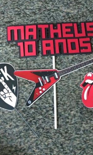 Topo de Bolo Música Rock