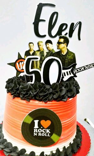 Topo de Bolo Música Rock