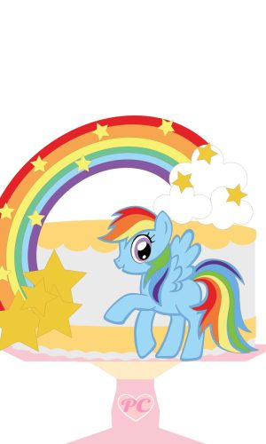 Topo de Bolo My Little Poney