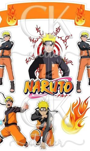 Topo de Bolo Naruto