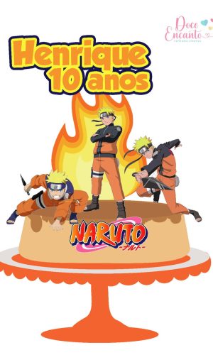 Topo De Bolo Naruto