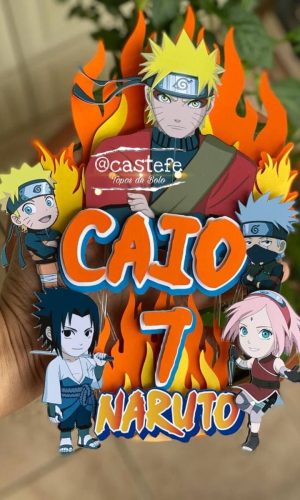 Topo De Bolo Naruto