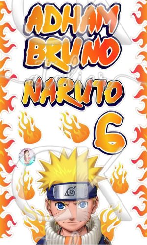 Topo de Bolo Naruto