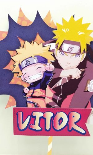 Topo de Bolo Naruto