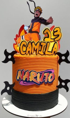 Topo de Bolo Naruto