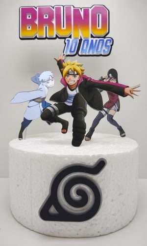 Topo de Bolo Naruto