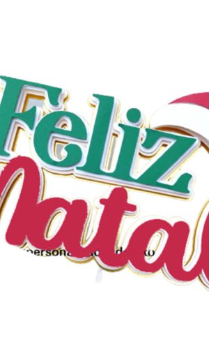 Topo de Bolo Natal