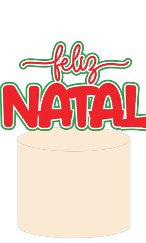 Topo de Bolo Natal