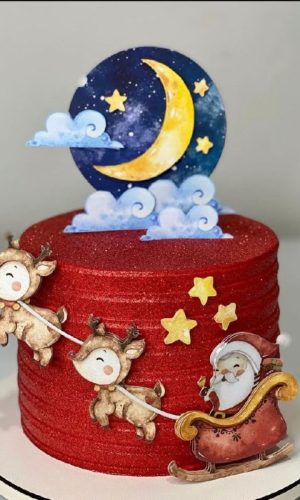 Topo de Bolo Natal