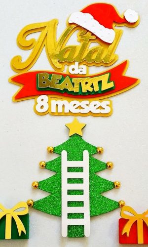 Topo de Bolo Natal