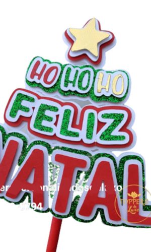 Topo de Bolo Natal