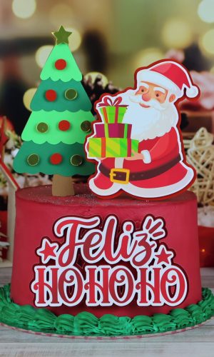Topo de Bolo Natal