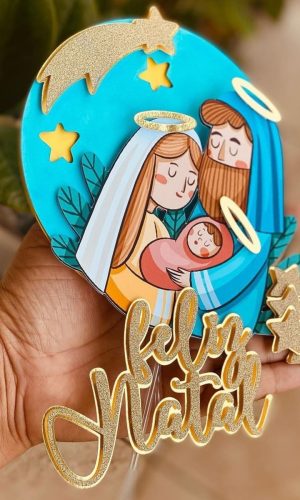 Topo de Bolo Natal