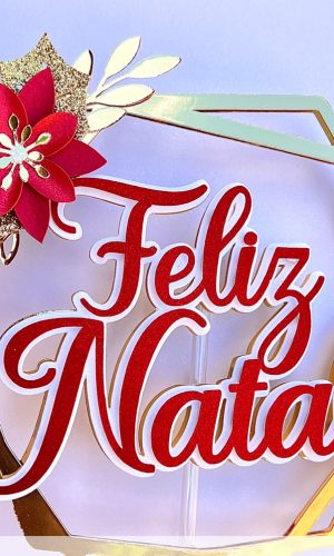 Topo de Bolo Natal