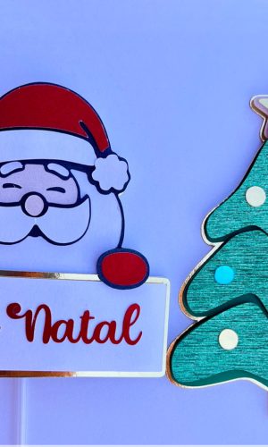 Topo de Bolo Natal