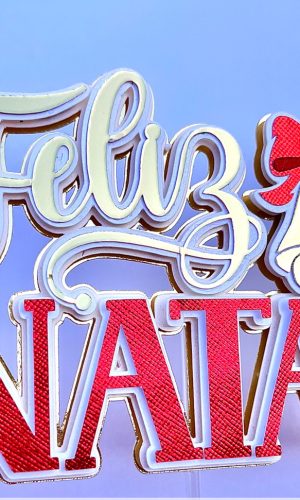 Topo de Bolo Natal