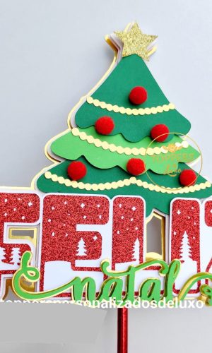 Topo de Bolo Natal