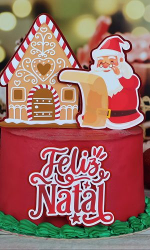 Topo de Bolo Natal