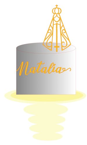 Topo de Bolo Nossa Senhora Aparecida