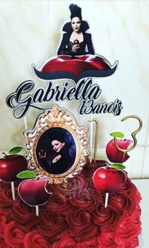 Topo de Bolo Once Upon a TIme